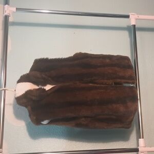 Faux fur vest